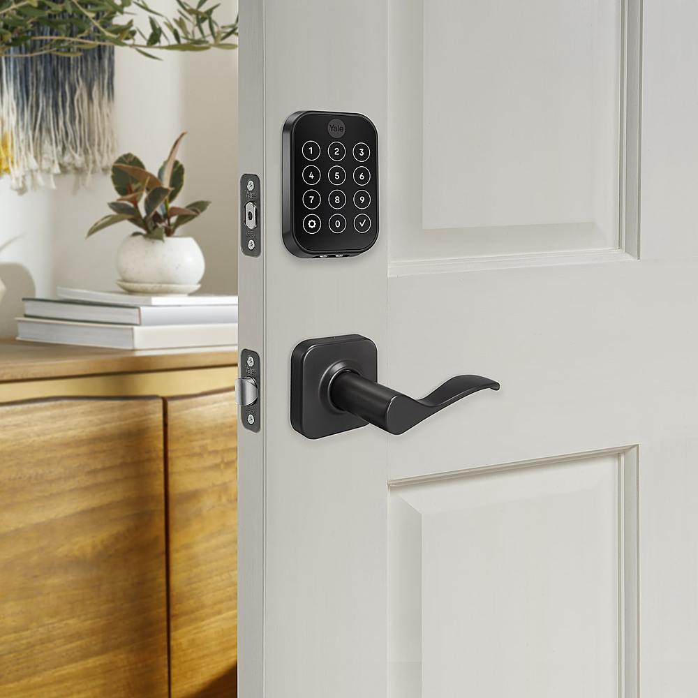 Yale - Assure 2 Norwood Lever Smart Lock Wi-Fi Replacement Deadbolt with Touchscreen and App Access - Black Suede_3