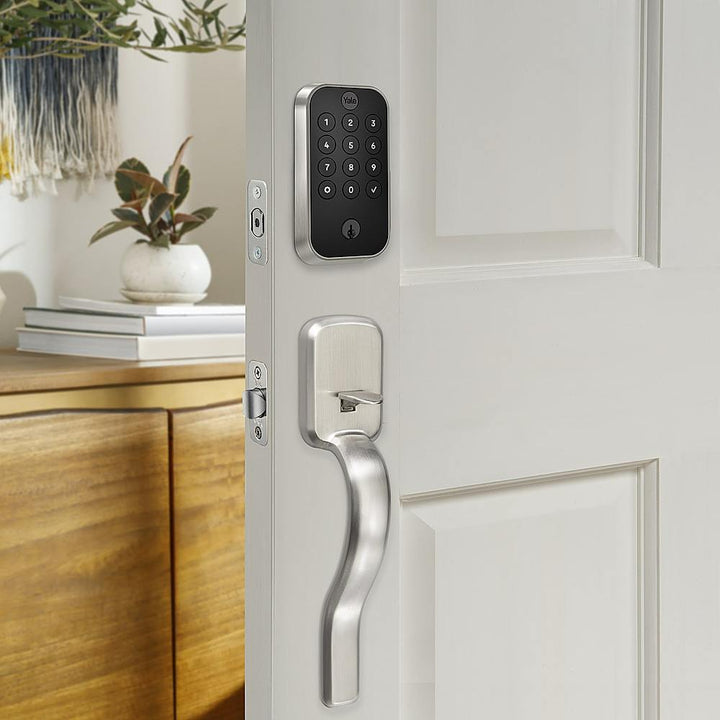 Yale - Assure 2 Ridgefield Handle Smart Lock Wi-Fi Replacement Deadbolt with Keypad and App Access - Satin Nickel_2