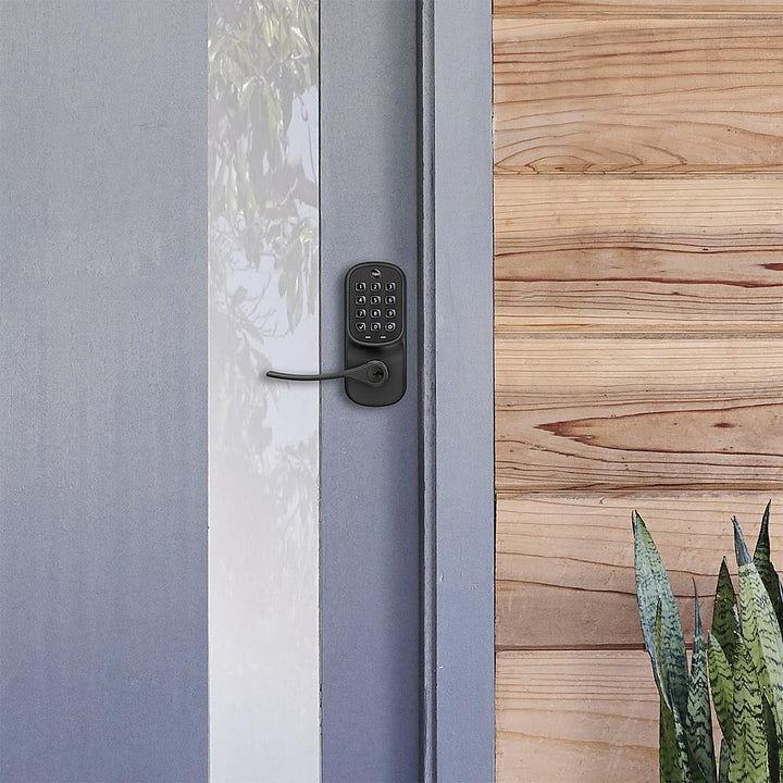 Yale - Assure Lever Smart Lock Wi-Fi Replacement Handle with Keypad and App Access - Black Suede_2