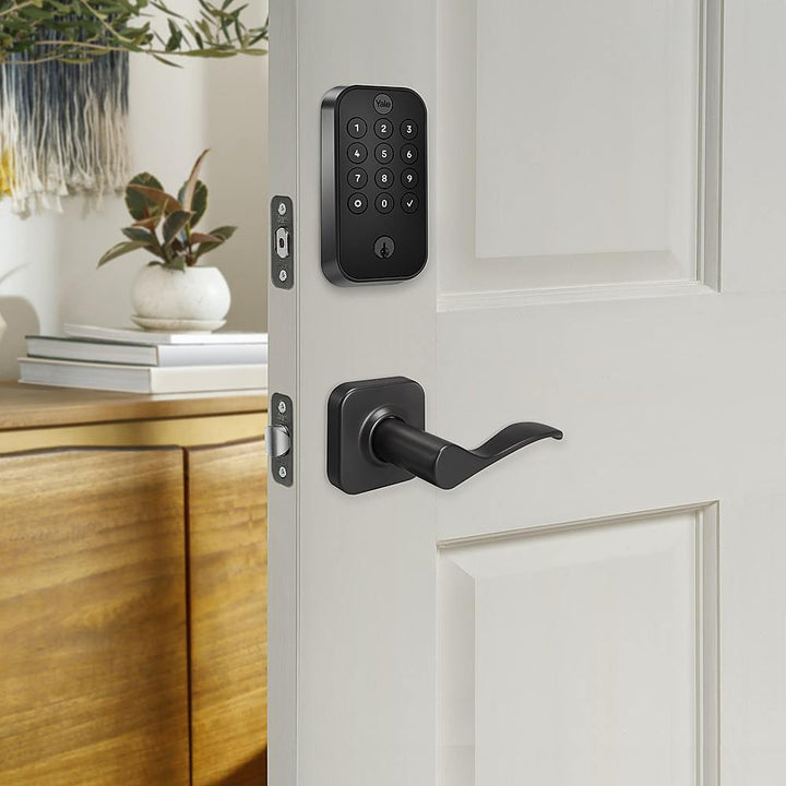 Yale - Assure 2 Norwood Lever Smart Lock Wi-Fi Replacement Deadbolt with Keypad and App Access - Black Suede_5