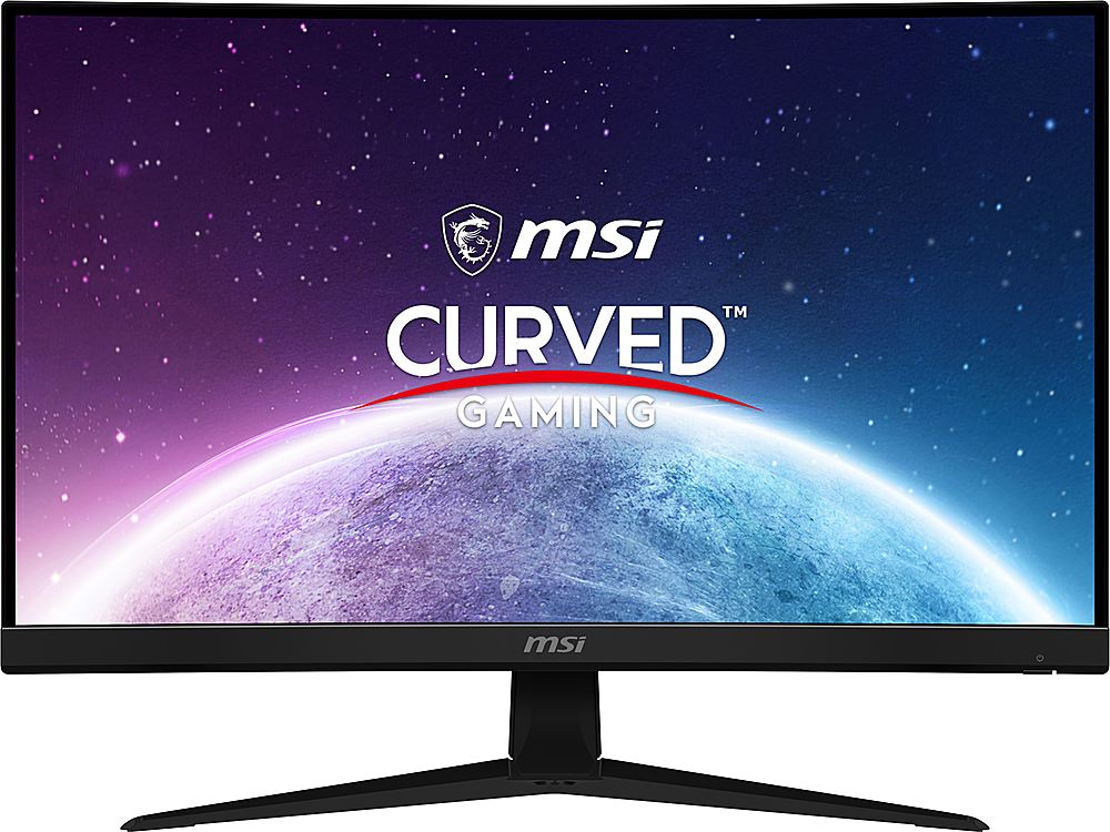 MSI - G27C4X 27" LED Curved QHD FreeSync Premium with HDR Gaming Monitor(DisplayPort,Type-C, HDMI)-Black - Black_0