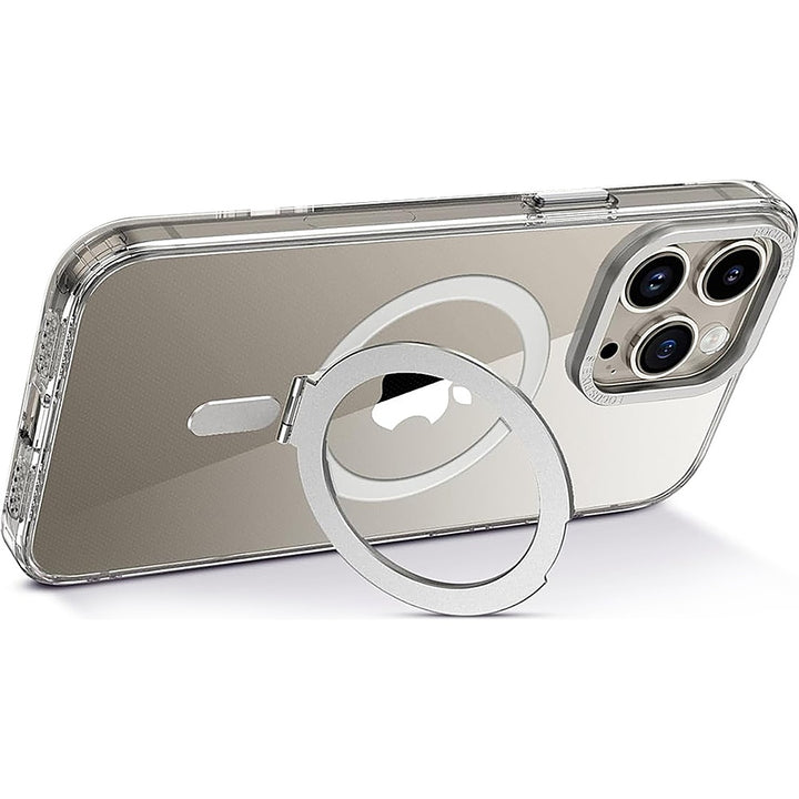 SaharaCase - Hybrid-Flex Kickstand Case with Magsafe for Apple iPhone 15 Pro - Clear_6