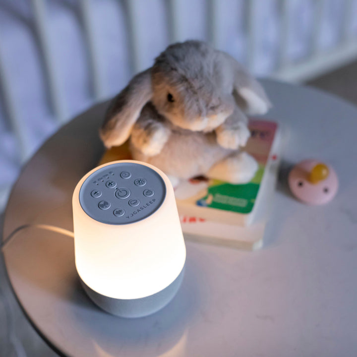 Yogasleep Duet Sound Machine, Night Light & Wireless Speaker - White_4