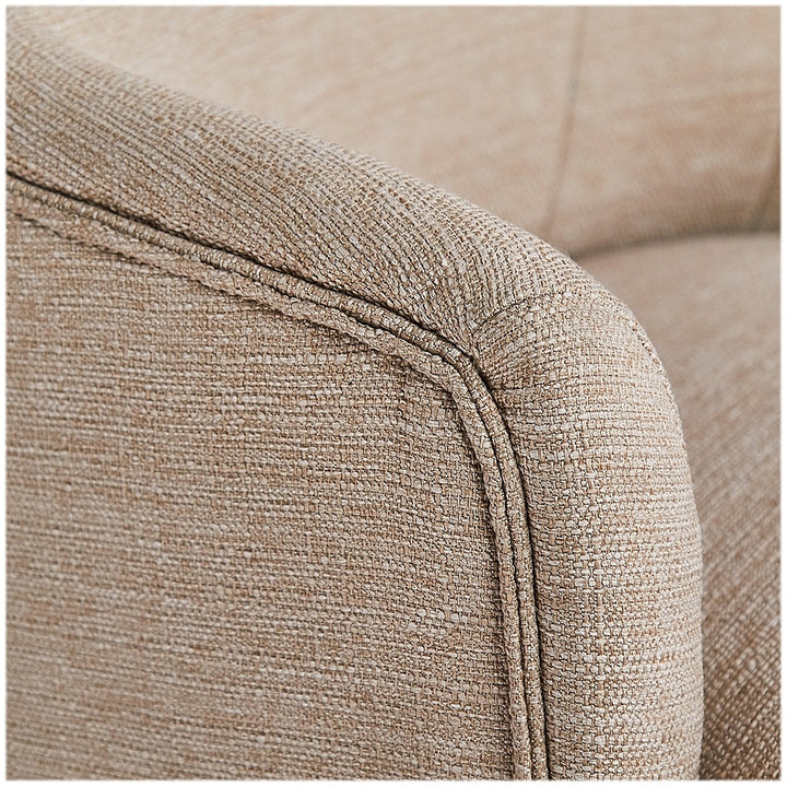 Serta - Leighton Fabric Home Office Chair - Chrome/Light Beige_7