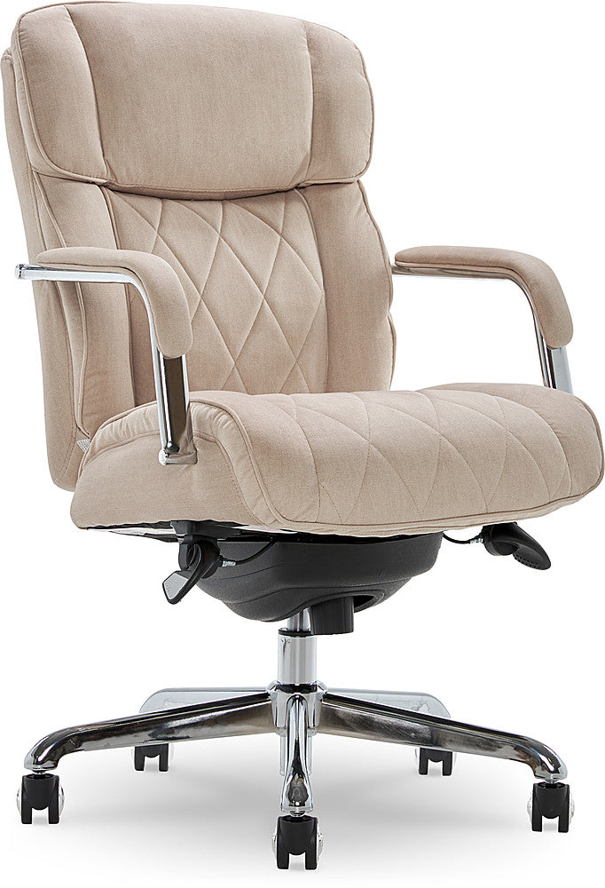 La-Z-Boy - Sutherland Fabric Office Chair - Cream_0