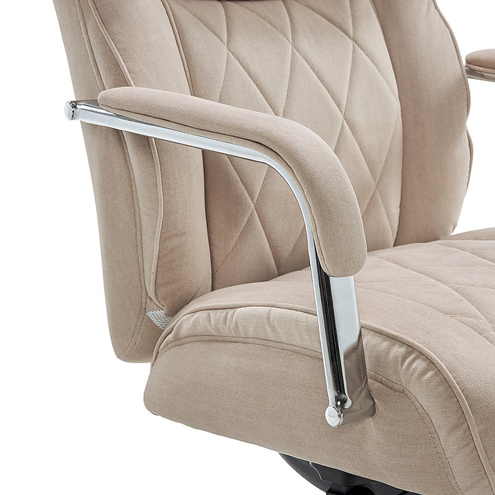 La-Z-Boy - Sutherland Fabric Office Chair - Cream_11