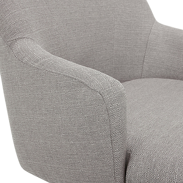 Serta - Leighton Fabric Home Office Chair - Light Gray_13