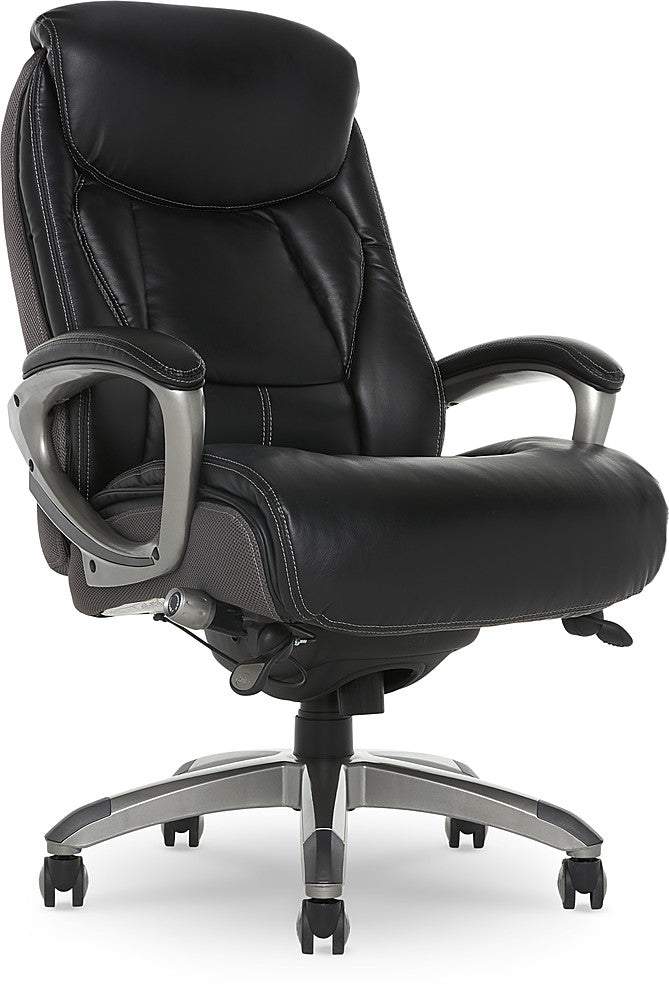 Serta - Lautner Executive Office Chair with Smart Layers Technology - Black with Gray Mesh_0