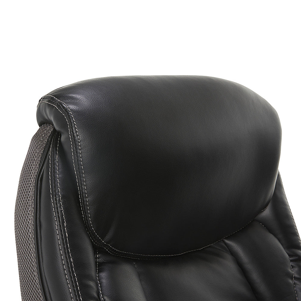 Serta - Lautner Executive Office Chair with Smart Layers Technology - Black with Gray Mesh_13