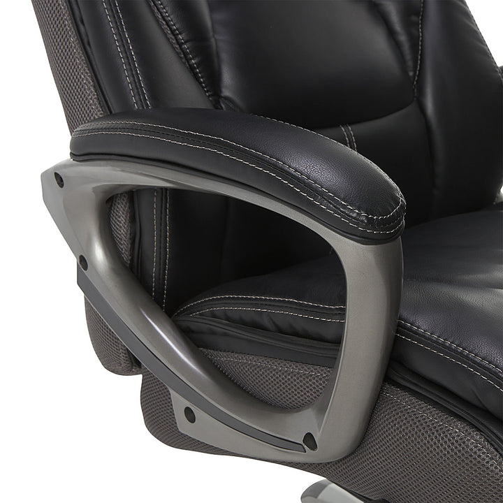 Serta - Lautner Executive Office Chair with Smart Layers Technology - Black with Gray Mesh_11