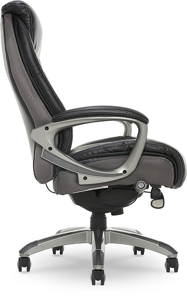 Serta - Lautner Executive Office Chair with Smart Layers Technology - Black with Gray Mesh_4