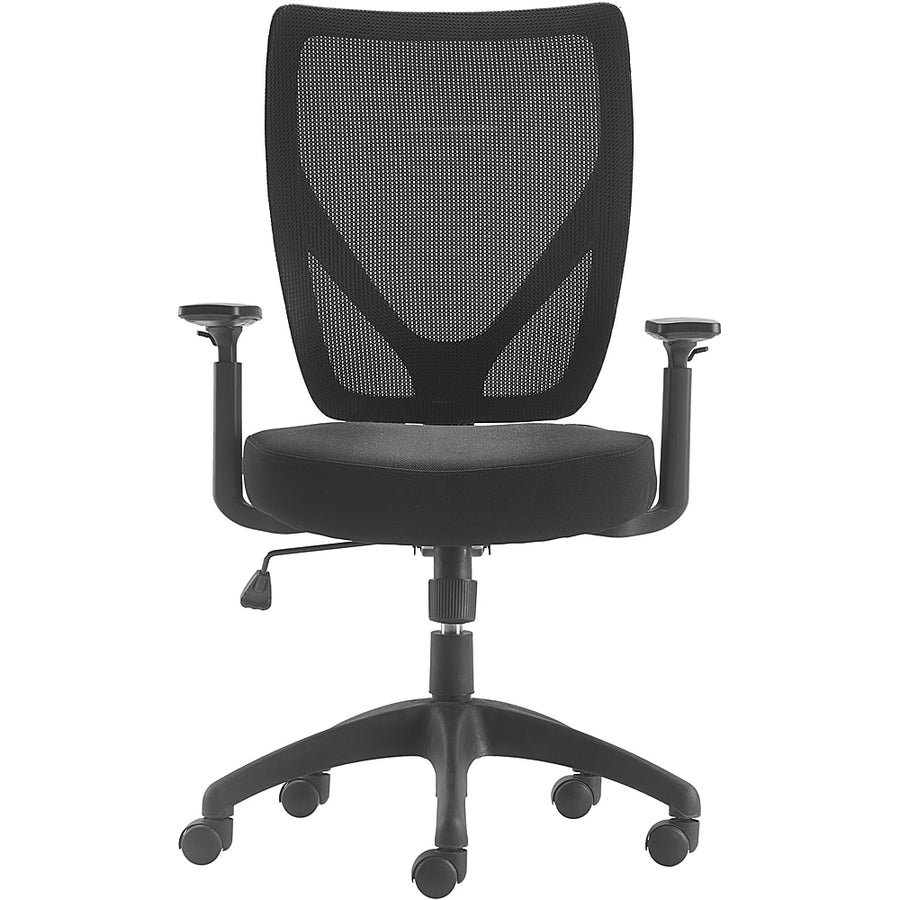 Serta - Works Polyester Blend Fabric & Mesh Task Chair - Black_0