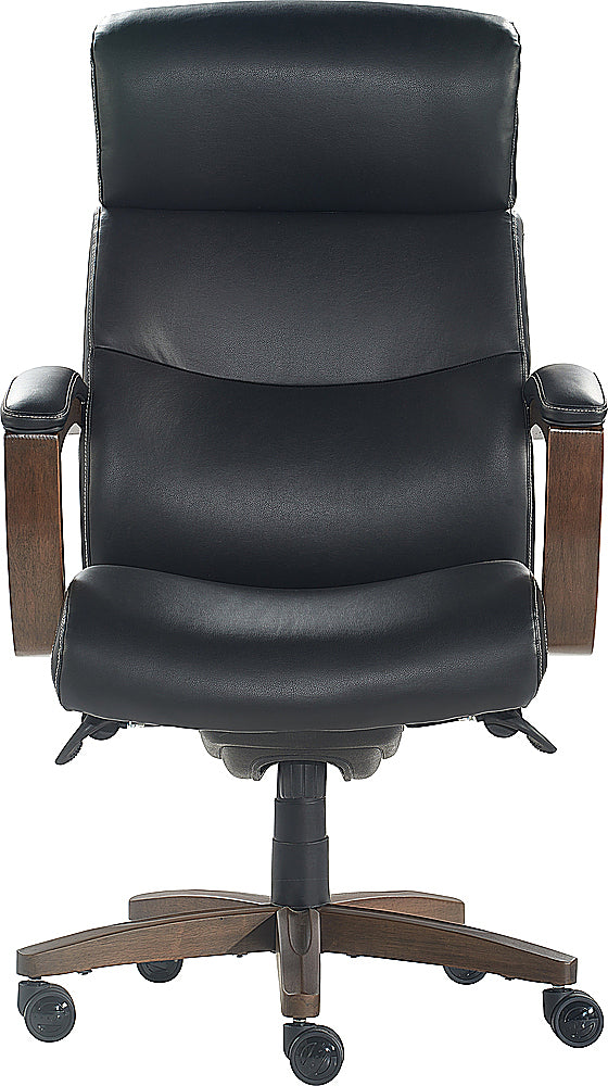 La-Z-Boy - Greyson Modern Faux Leather Executive Chair - Black_0