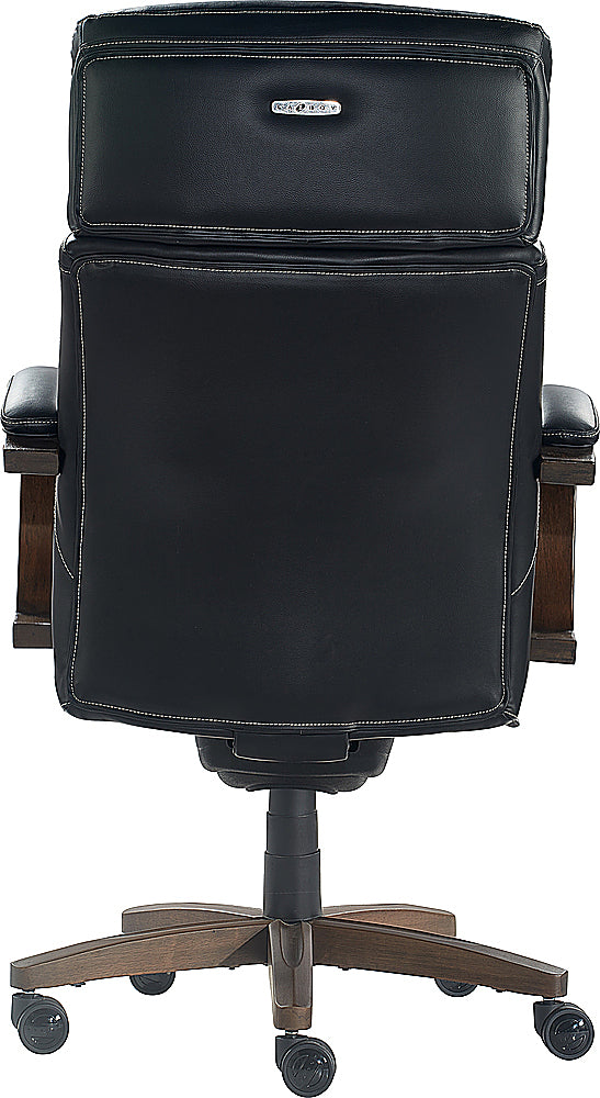 La-Z-Boy - Greyson Modern Faux Leather Executive Chair - Black_9