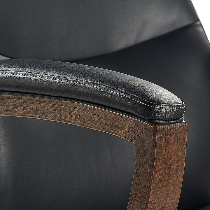 La-Z-Boy - Greyson Modern Faux Leather Executive Chair - Black_7
