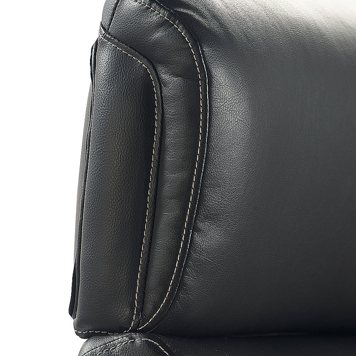 La-Z-Boy - Greyson Modern Faux Leather Executive Chair - Black_4