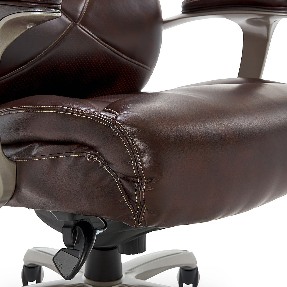 La-Z-Boy - Cantania Bonded Leather Executive Office Chair - Coffee Brown_8