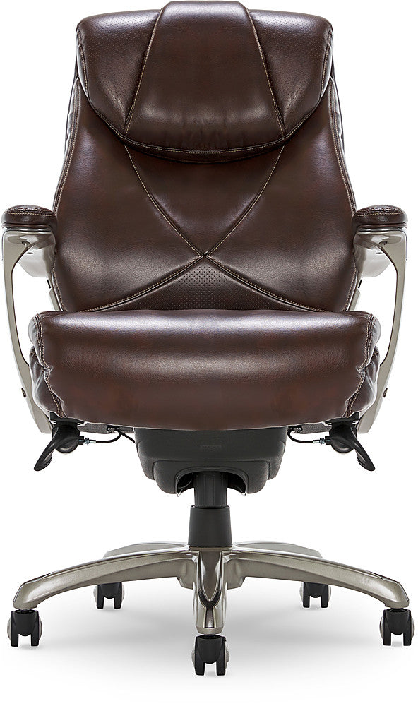 La-Z-Boy - Cantania Bonded Leather Executive Office Chair - Coffee Brown_6