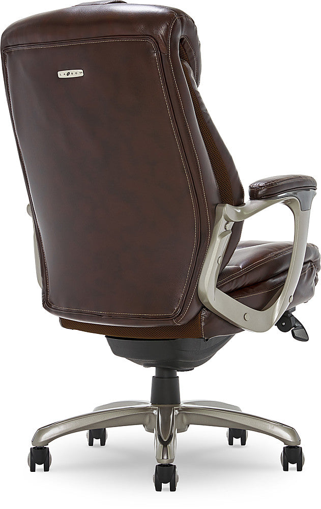 La-Z-Boy - Cantania Bonded Leather Executive Office Chair - Coffee Brown_5
