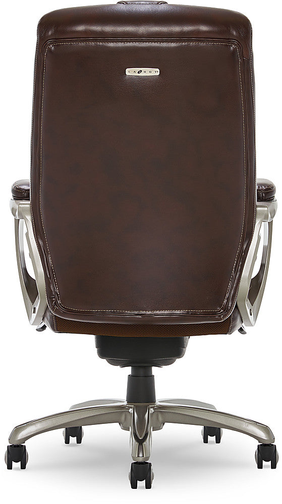 La-Z-Boy - Cantania Bonded Leather Executive Office Chair - Coffee Brown_3