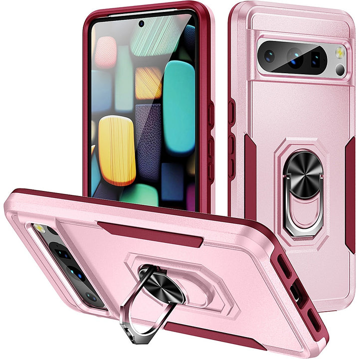 SaharaCase - Military Kickstand Series Case for Google Pixel 8 - Rose Gold_7