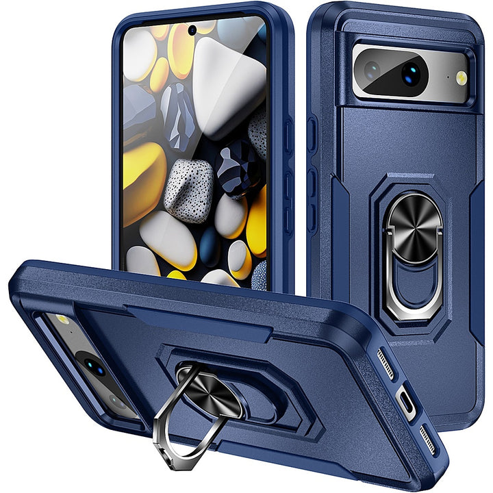 SaharaCase - Military Kickstand Series Case for Google Pixel 8 - Blue_6