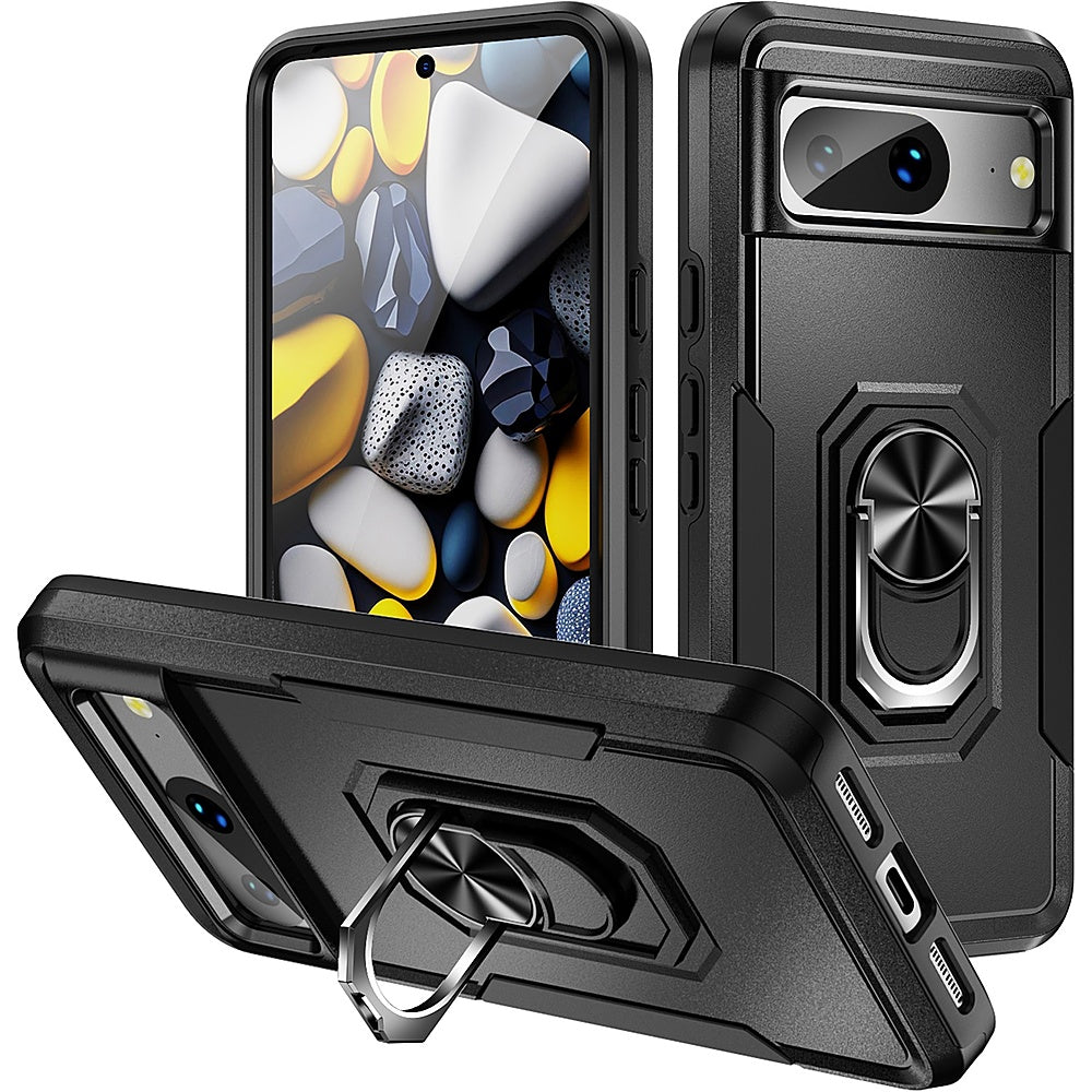 SaharaCase - Military Kickstand Series Case for Google Pixel 8 Pro - Black_7