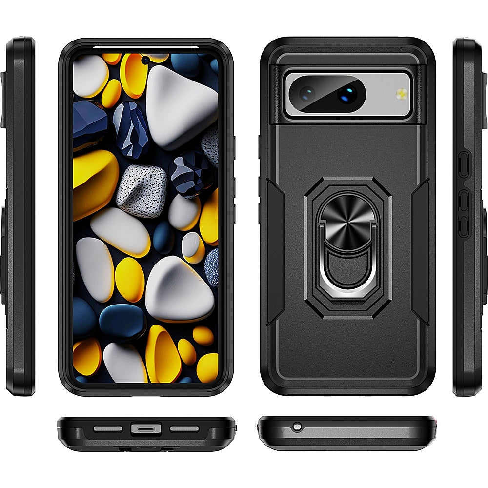 SaharaCase - Military Kickstand Series Case for Google Pixel 8 Pro - Black_5