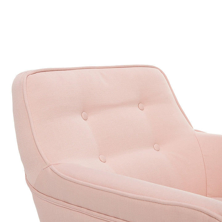 Serta - Ashland Memory Foam & Twill Fabric Home Office Chair - Blush Pink_8