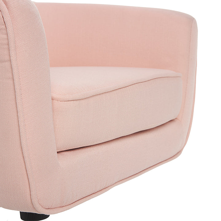 Serta - Ashland Memory Foam & Twill Fabric Home Office Chair - Blush Pink_7