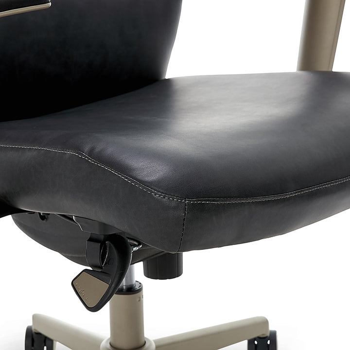 La-Z-Boy - Baylor Modern Bonded Leather Executive Chair - Black - Bonded Leather_8