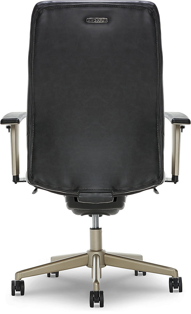 La-Z-Boy - Baylor Modern Bonded Leather Executive Chair - Black - Bonded Leather_4