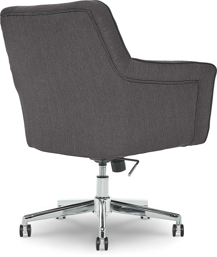 Serta - Ashland Memory Foam & Twill Fabric Home Office Chair - Graphite_10
