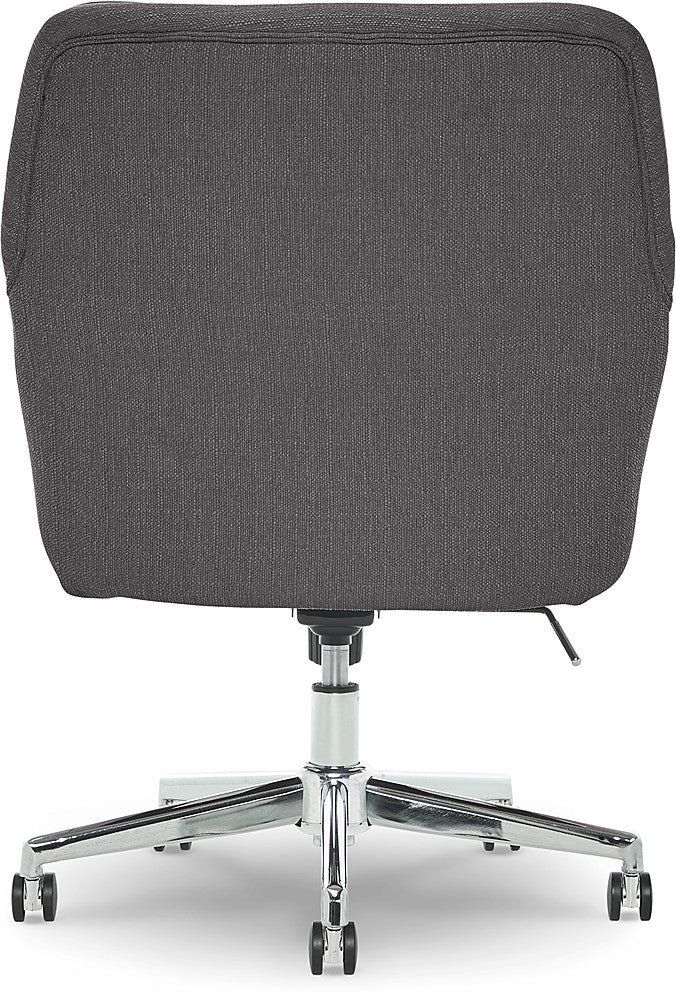 Serta - Ashland Memory Foam & Twill Fabric Home Office Chair - Graphite_9