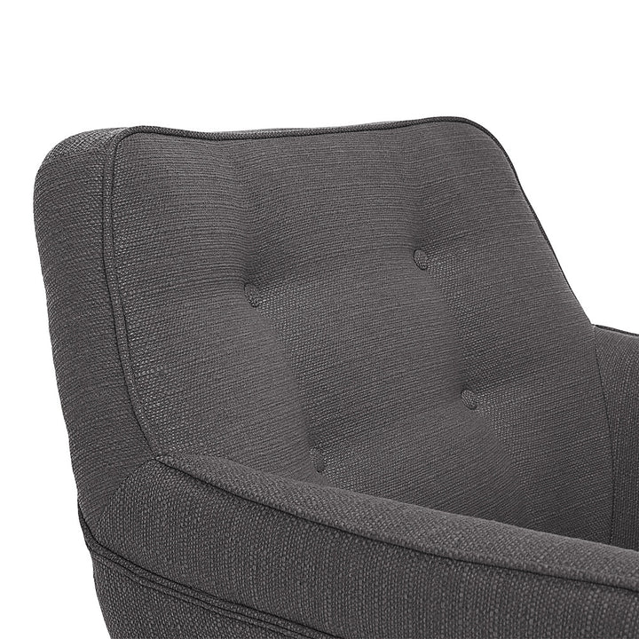 Serta - Ashland Memory Foam & Twill Fabric Home Office Chair - Graphite_8