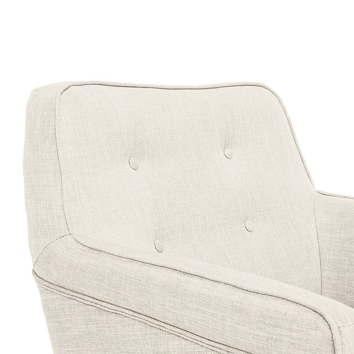 Serta - Ashland Memory Foam & Twill Fabric Home Office Chair - Ivory_8