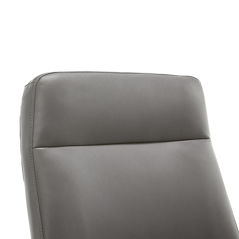 La-Z-Boy - Baylor Modern Bonded Leather Executive Chair - Gray - Bonded Leather_10