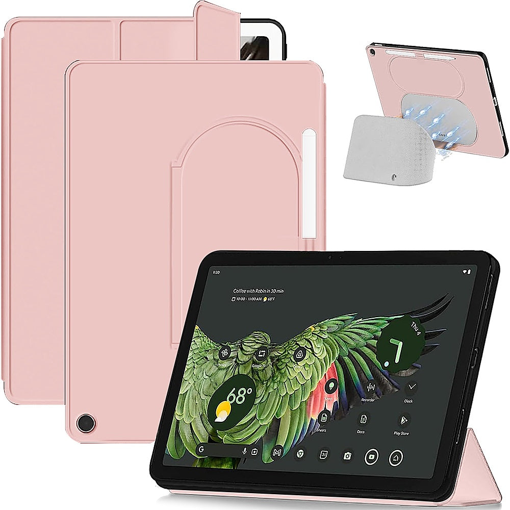 SaharaCase - AirShield Tri-Fold Folio Case for Google Pixel Tablet - Pink_7