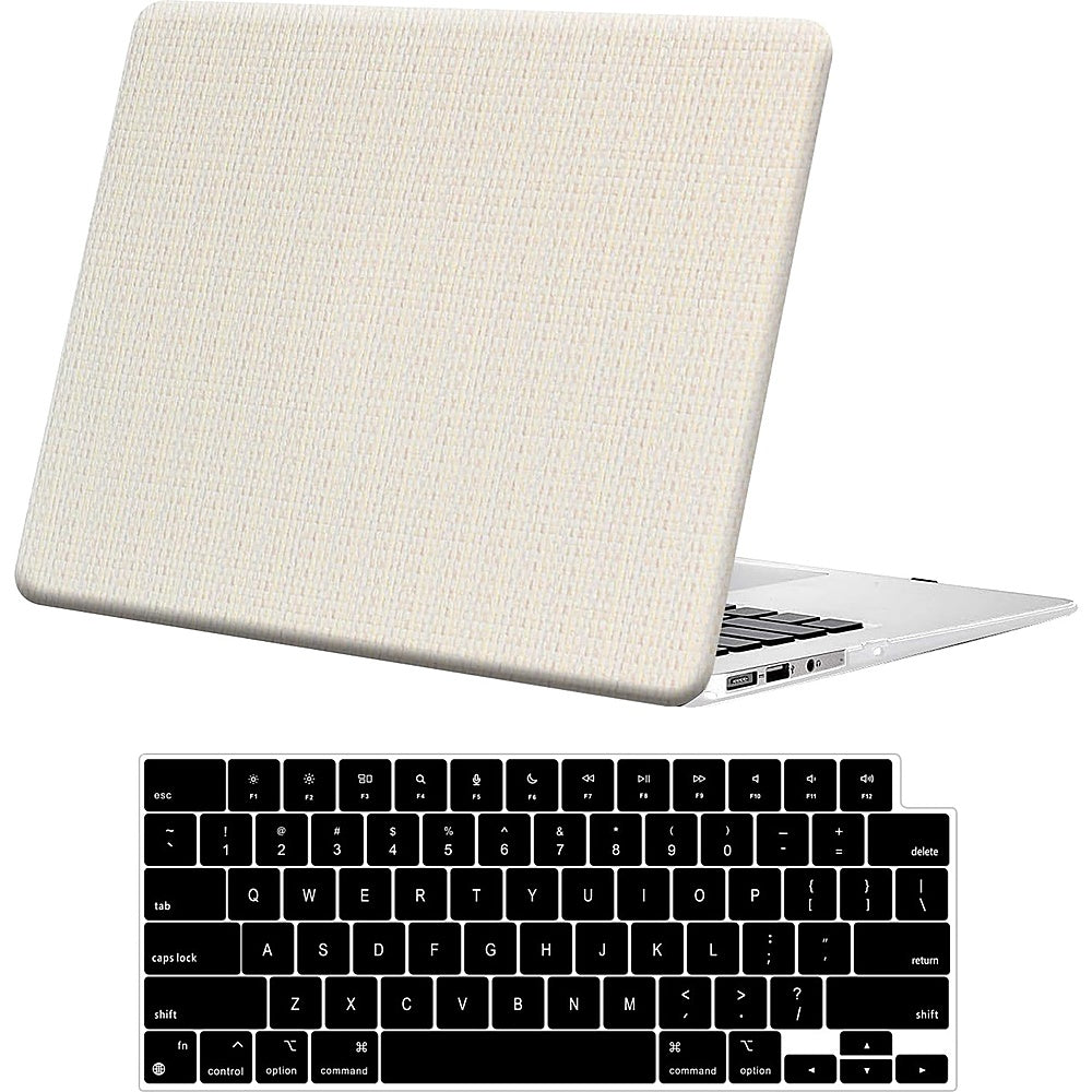 SaharaCase - Woven Laptop Case for Apple MacBook Air 15" M2 Chip Laptops - Beige_5