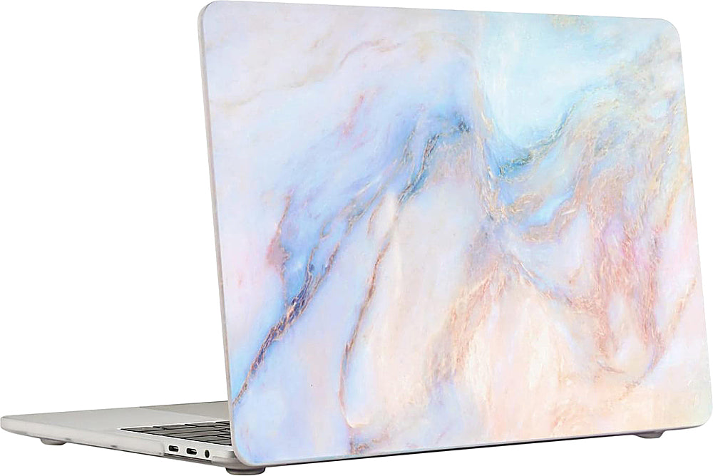 SaharaCase - Hybrid-Flex Arts Case for Apple MacBook Pro 16" Laptops - Marble Blue_5