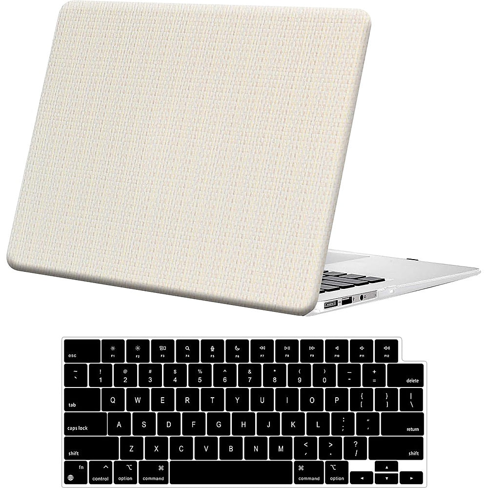 SaharaCase - Woven Laptop Case for Apple MacBook Air 13" M1 Chip Laptops - Beige_5
