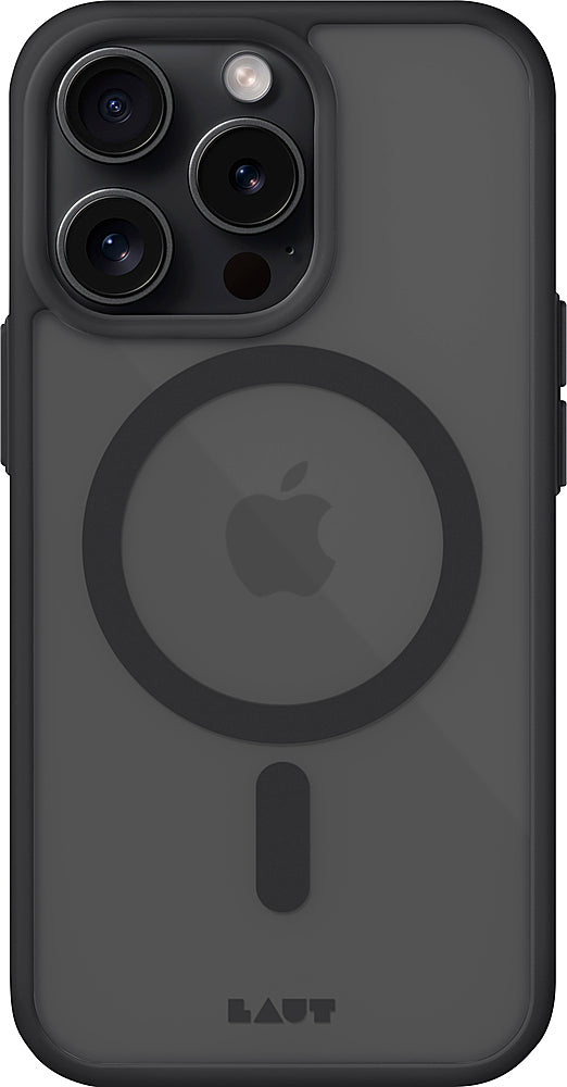 LAUT - Huex Protect Case for Apple iPhone 15 Pro Max - Black_0
