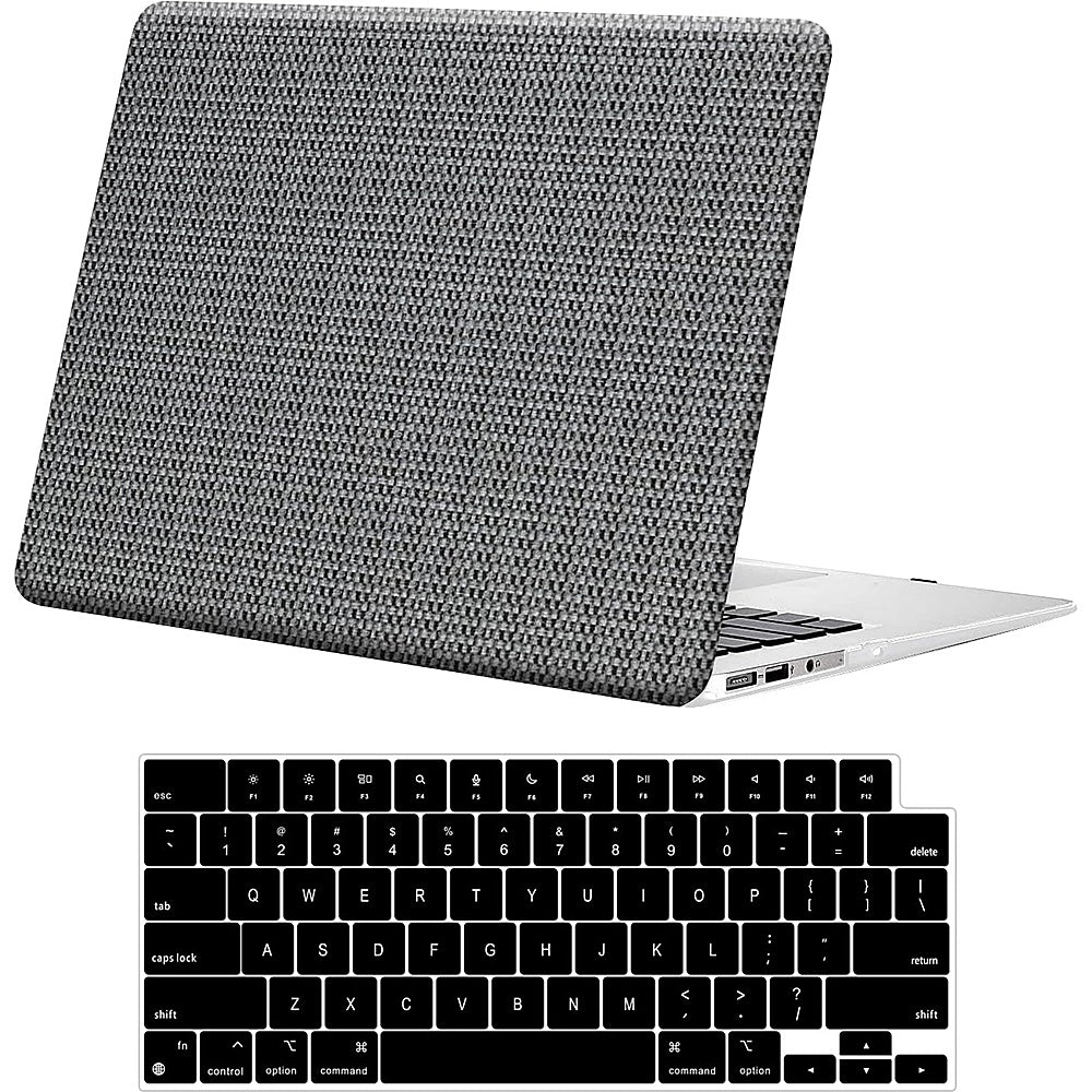 SaharaCase - Woven Laptop Case for Apple MacBook Air 15" M2 Chip Laptops - Charcoal_3