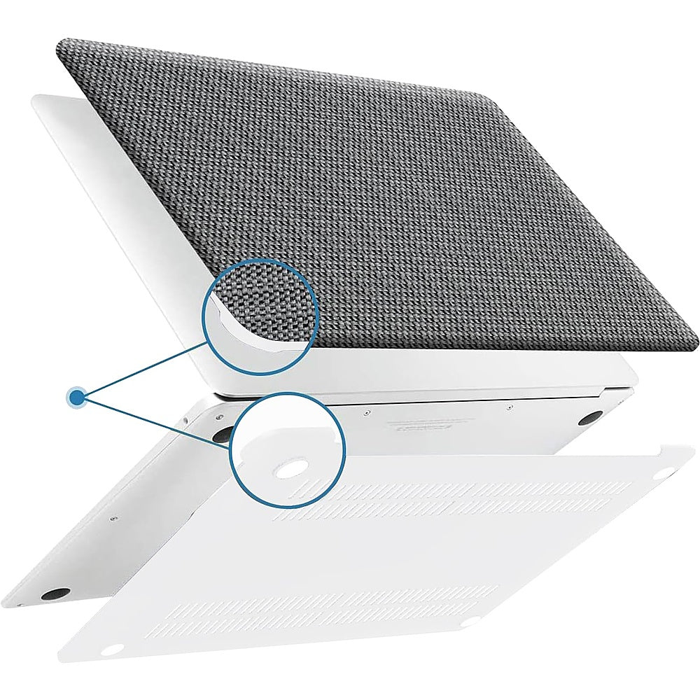 SaharaCase - Woven Laptop Case for Apple MacBook Air 13" M1 Chip Laptops - Charcoal_6