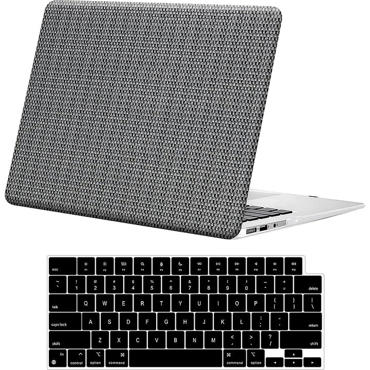 SaharaCase - Woven Laptop Case for Apple MacBook Air 13" M1 Chip Laptops - Charcoal_3