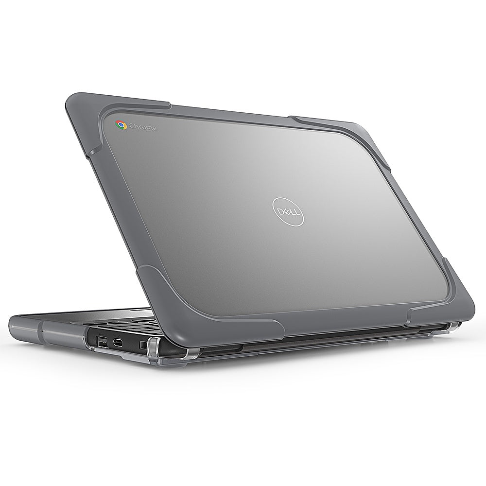 SaharaCase - DualShock Laptop Case for Dell 3110/3100 2-in-1 Chromebook - Gray/Clear_7