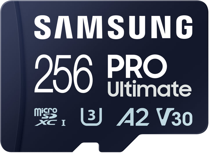 SAMSUNG PRO Ultimate + Reader 256GB microSDXC Memory Card, Up-to 200 MB/s, UHS-I, C10, U3,  V30, A2_5
