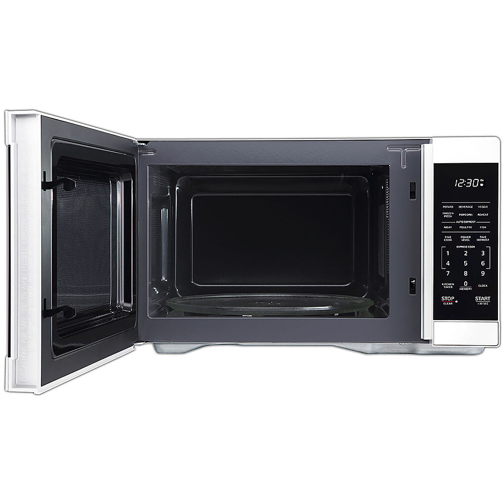 Sharp 1.1 Cu.ft  Countertop Microwave Oven in White - White_2