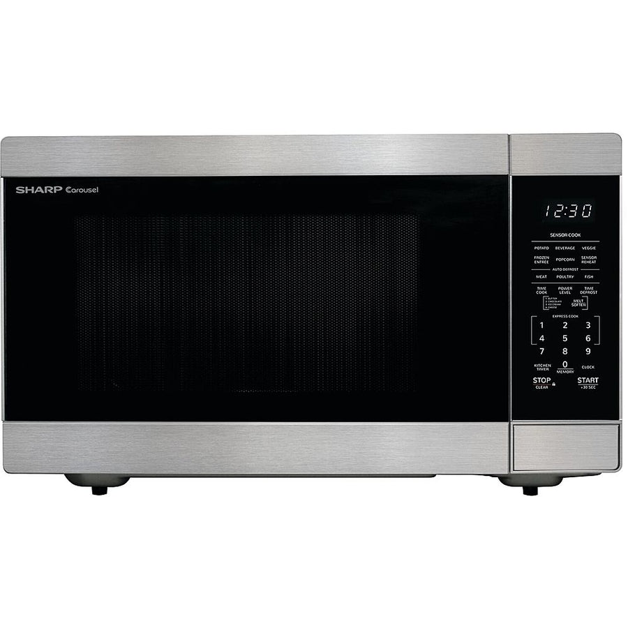 Sharp 2.2 Cu.ft  Countertop Microwave Oven with Inverter Technology in Stainless Steel - Stainless Steel_0