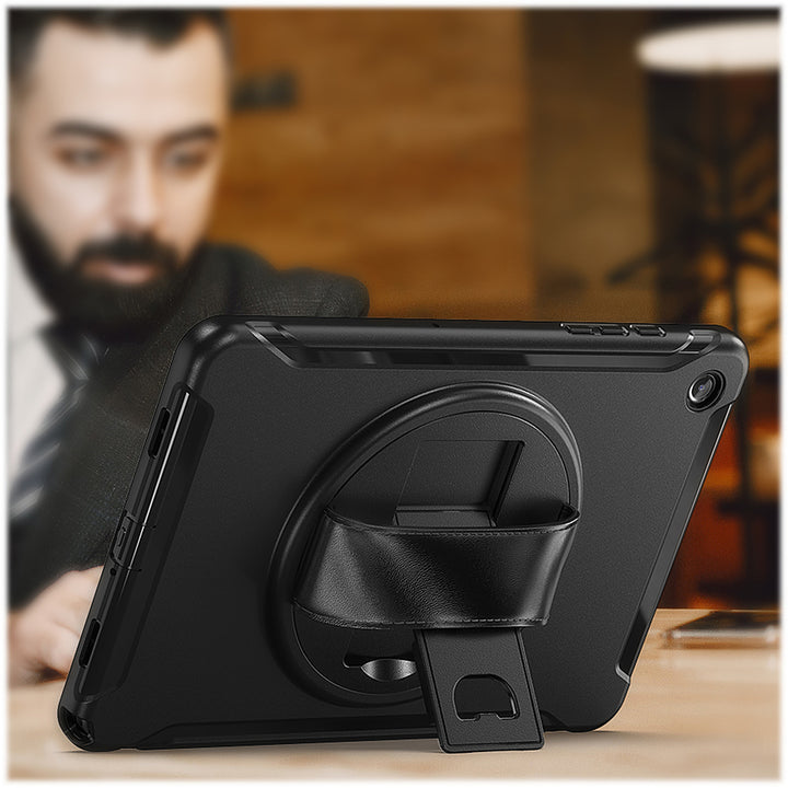 SaharaCase - Protection Hand Strap Series Case for Samsung Galaxy Tab A9+ - Black_4